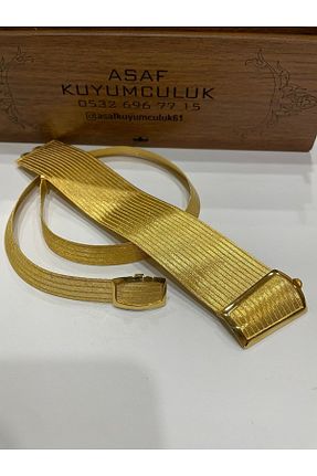 ست نقره طلائی زنانه 2 تایی asaf kuyumculuk - کد 368765760
