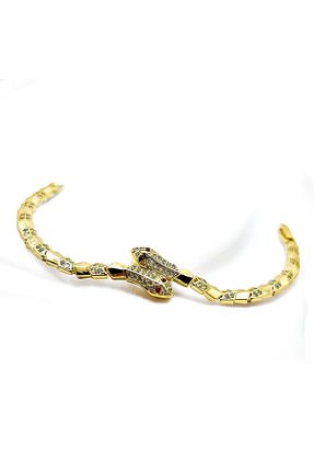 دستبند استیل (فولاد) طلائی زنانه استیل ضد زنگ MELLS TAKI - کد 849896626