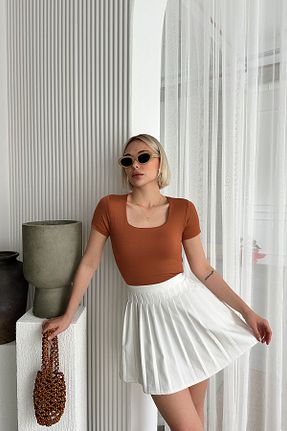 بلوز نارنجی زنانه چاپی LACHT - کد 827224989