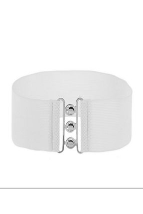 کمربند سفید زنانه پارچه ای BRAND&BELT - کد 853525578