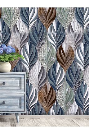 کاغذ دیواری آبی Yapışkan Gerekli dreamwall - کد 756744443