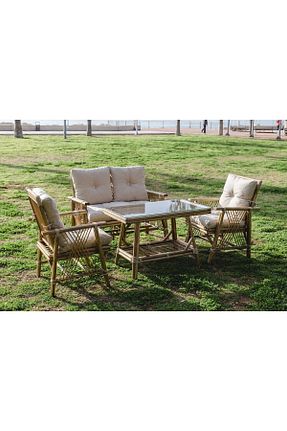 ست باغچه بژ بامبو DEKORZADE - کد 688065075