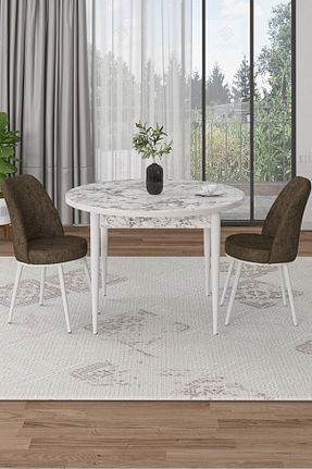 ست میز آشپزخانه سفید Suntalam Canisa - کد 745408734