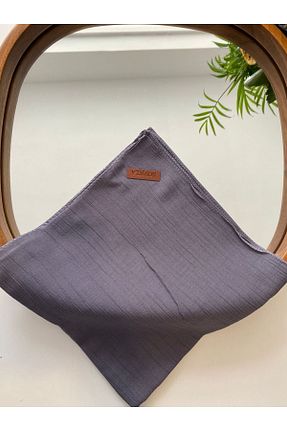 روسری طوسی پنبه ای Bonjela - کد 828745595