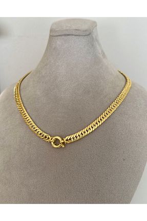 گردنبند نقره زرد زنانه 925 عیار emy by emel luxury silver jewelry - کد 853620046
