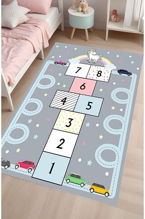 فرش طوسی آنتی باکتریال Noble Halı - کد 834936160