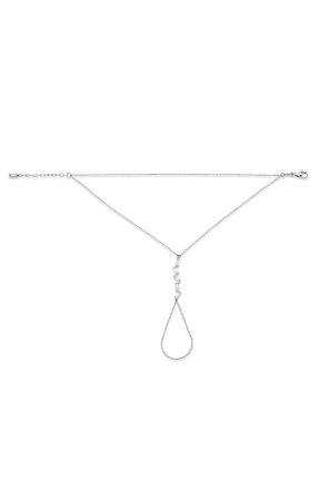 دستبند طلا سفید زنانه 14 عیار Piano Jewellery - کد 110345572