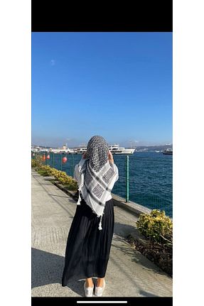 دستمال گردن مشکی زنانه hicazavm - کد 839440061