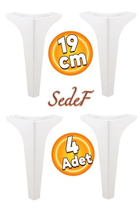 پایه مبل سفید Badem10 - کد 750770063
