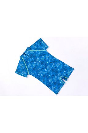 مایو آبی بچه گانه مخلوط پلی استر Emayo - کد 289499470