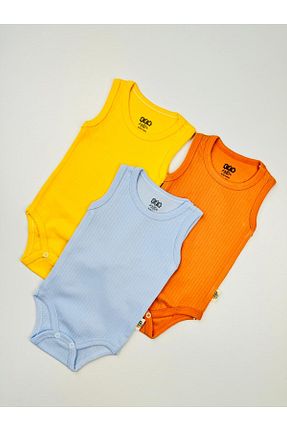 بادی و سرهمی نوزادی رنگی بچه گانه پنبه ای EFU BABY - کد 853793439