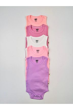 بادی و سرهمی نوزادی رنگی بچه گانه پنبه ای EFU BABY - کد 853796279