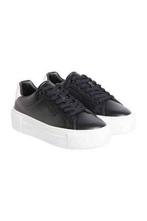 کفش اسنیکر مشکی زنانه چرم اصل Calvin Klein - کد 853724481
