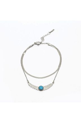 دستبند استیل (فولاد) زنانه سنگ طبیعی Genel Markalar - کد 656186581