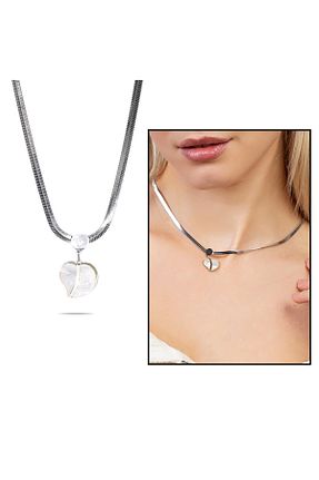 گردنبند استیل ( فولاد ) زنانه استیل (فولاد) Genel Markalar - کد 695781260