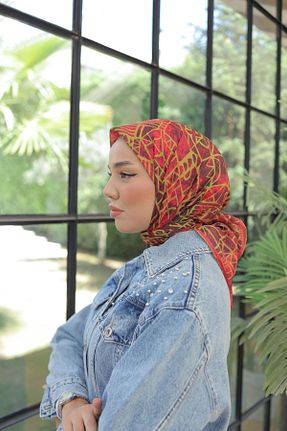 روسری صورتی پلی استر Silk Home - کد 846949459