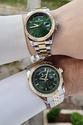 ساعت مچی طلائی زنانه 44 میلی متر Daniel Klein - کد 853671088