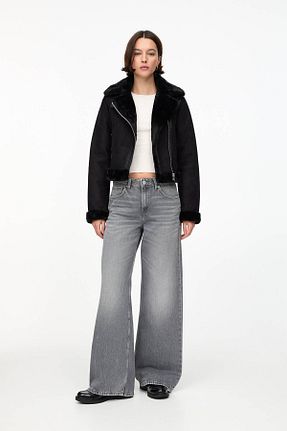 کت مشکی زنانه Comfort Pull & Bear - کد 853647448