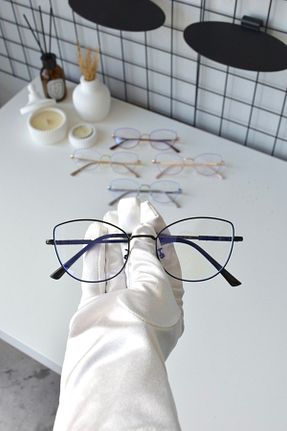 عینک محافظ نور آبی مشکی زنانه شیشه LOOKUP - کد 853705390