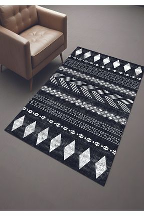 فرش مشکی آنتی باکتریال Noble Halı - کد 828715769