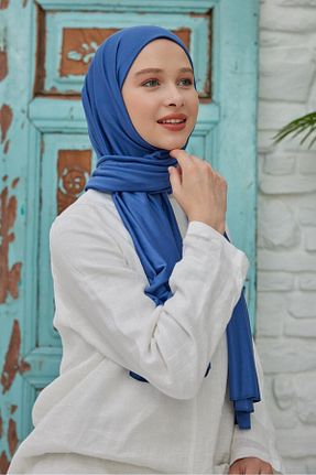 شال سرمه ای زنانه ویسکون Quğu SCARF - کد 846422331