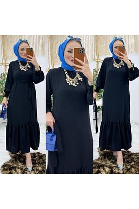 لباس مشکی زنانه بافتنی Genel Markalar - کد 815687021