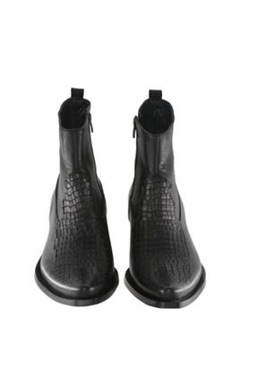 بوت / نیم بوت مشکی مردانه چرم خالص bayscarpa man - کد 94119943
