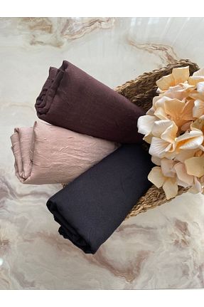 شال سرمه ای زنانه پنبه ای Mode Scarf - کد 374861833