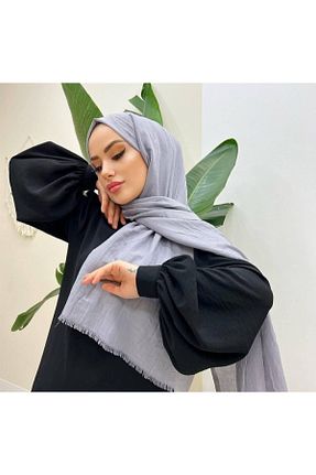 شال طوسی زنانه پنبه ای HAR-UM Ticaret - کد 284764358