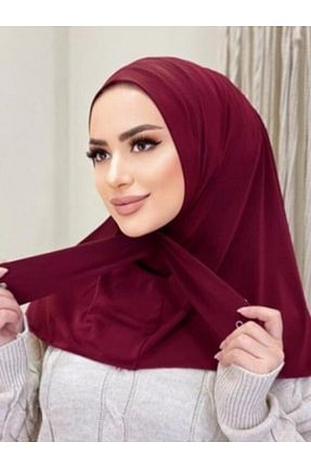 روسری زرشکی پنبه ای Organic - کد 735430025