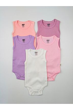 بادی و سرهمی نوزادی رنگی بچه گانه پنبه ای EFU BABY - کد 853796279