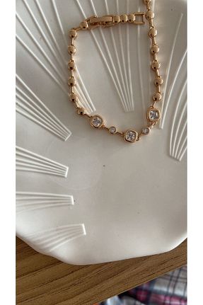 دستبند جواهر صورتی زنانه فلزی Anetta Jewelry - کد 853269923