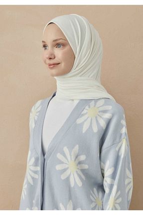 شال سفید زنانه ویسکون HFSCARFS - کد 259333329