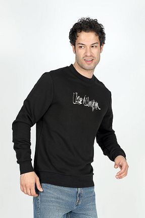 سوئیشرت مشکی مردانه ساده Lee Cooper - کد 853861088