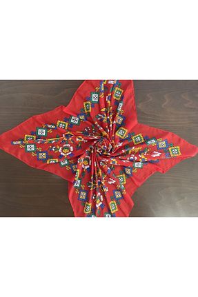 روسری قرمز ساده Efşan Hediyelik ve Kozmetik - کد 92692989