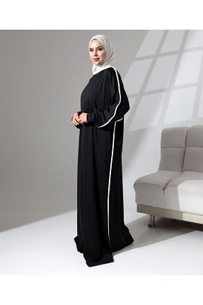 لباس حجاب مشکی زنانه اورسایز Berel Moda - کد 852095281
