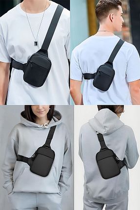 کیف دوشی مشکی زنانه پارچه ای AVCA - کد 832208495
