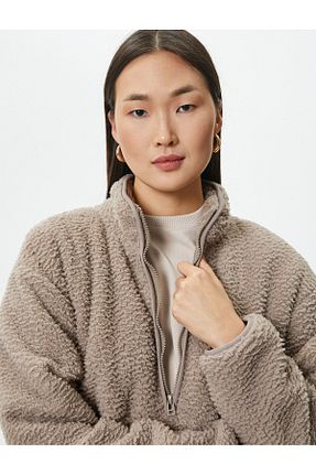 بالاتنه راحتی قهوه ای زنانه پلی استر Koton - کد 786939510