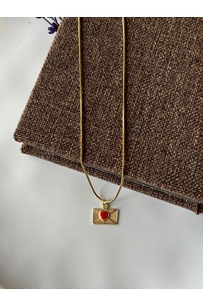 گردنبند استیل ( فولاد ) طلائی زنانه استیل (فولاد) MİOSAPRİVE - کد 853900316