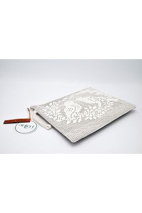 کیف پورتفوی و کلاچ بژ زنانه پارچه ای ANTERİ - کد 316230937
