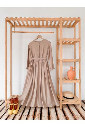 سرهمی حجاب بژ زنانه Relaxed hrmonny - کد 852273381