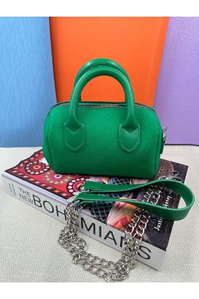 کیف پستچی سبز زنانه چرم مصنوعی unique crane bags - کد 853811034