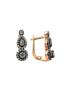 گوشواره نقره سفید زنانه 925 عیار Söğütlü Silver - کد 2392530