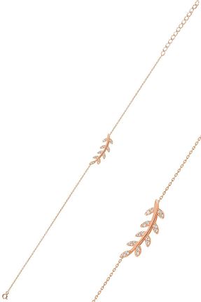 دستبند نقره صورتی زنانه 925 عیار Söğütlü Silver - کد 47407228