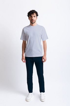 تیشرت طوسی مردانه رگولار UNIQVIBE - کد 784230362