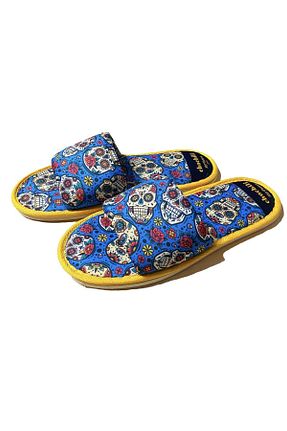 دمپائی خانگی آبی مردانه پارچه ای Chochili - کد 741188367