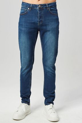 شلوار جین آبی مردانه پاچه تنگ RO DENIM - کد 847785770