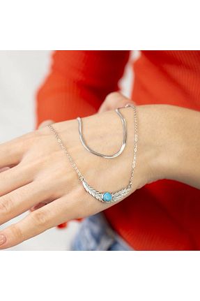 دستبند استیل (فولاد) زنانه سنگ طبیعی Genel Markalar - کد 656186581