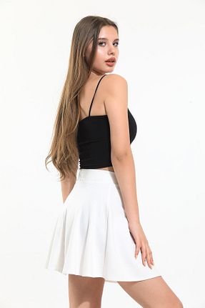 دامن سفید زنانه پنبه ای Baluxe - کد 285476097
