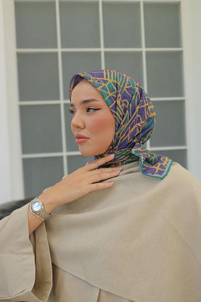 روسری زرد پنبه ای Silk Home - کد 846964983